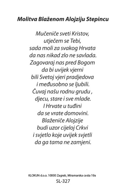 Blaženi Alojzije Stepinac